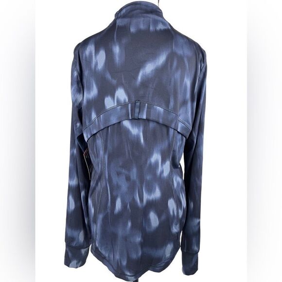 Members Mark Zen active tie dye blue jacket + black compression ankle legging XL - Picture 6 of 16